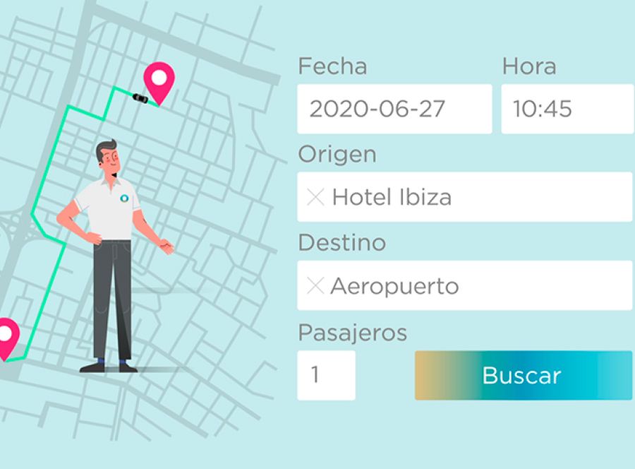 Reserva online tus traslados en Ibiza con Dipesa Group